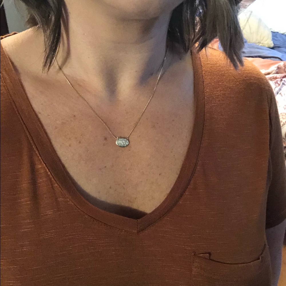 14K diamond necklace